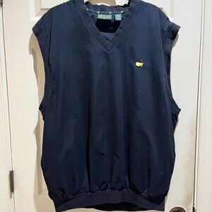 Masters Collection Vest Men Black Pullover Golf Sleeveless Windbreaker XXL